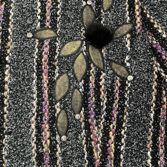 Spring Tide Fashion Co. women’s Vintage Tweed striped wool blend Blazer (L-XL) - Picture 9 of 9